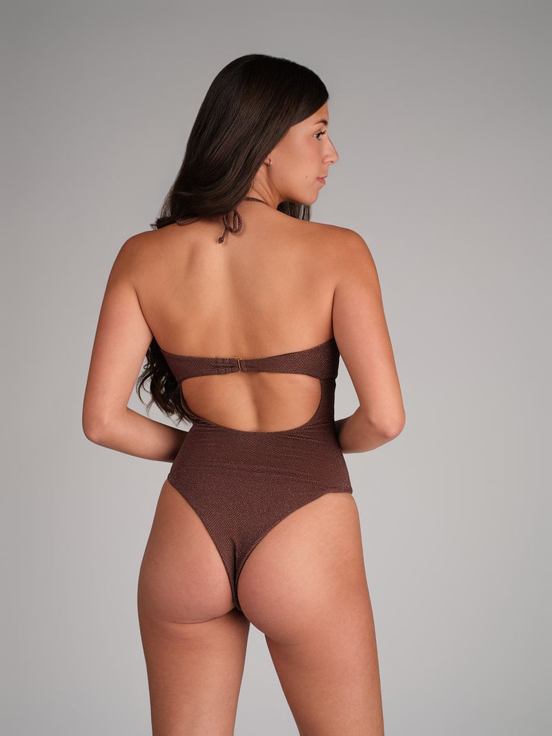 Bañador Gloss Coffe